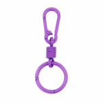 PACK X 10 LLAVEROS 9CM DE METAL  LILA CON ARGOLLA (EMC 1-6)