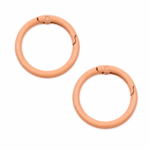 PACK X 10 MOSQUETONES ARGOLLA METAL SALMON 3.3CM (EMC 1-3)