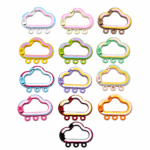 PACK X 10 MOSQUETONES METAL NUBE 3CM (EMC 22-3)