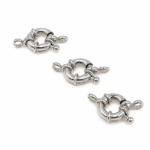 PACK X 12 CIERRE TIFFANY METAL NIQUEL 20MM (EMC 22-15)