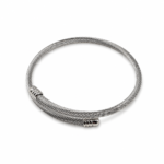 PACK X 10 UNIDADES PULSERAS DE METAL PARA ARMAR CON DIJES +  20 TERMINALES (50-4) - Imagen 2